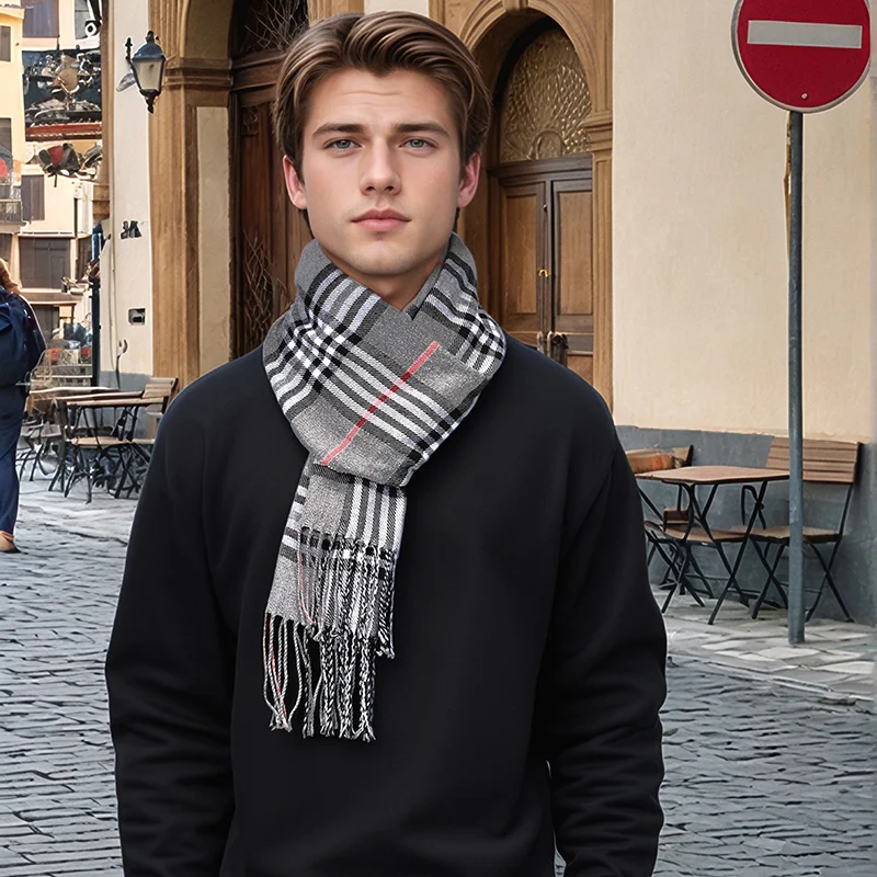 Yeni Tasarım Ekoseli Kaşmir At - Muffler Men Wool incelemesi ve fiyatı