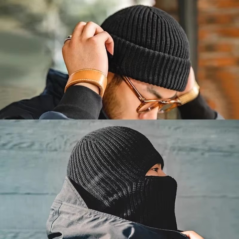 Erkekler kış Skullies Beanies  - Muffler Men Wool incelemesi ve fiyatı