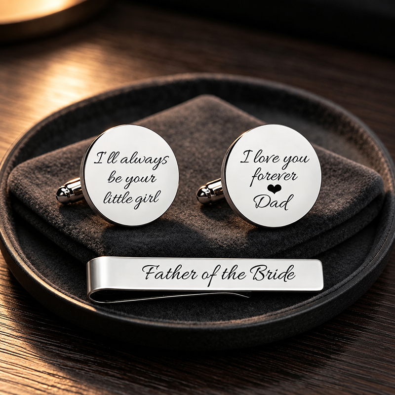 Paslanmaz Çelik Düğme ve Krava - Tie Bar Set Gift incelemesi ve fiyatı