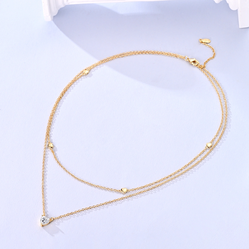 925 Ayar Gümüş Altın Kolye Işı - Tie Clip Silver incelemesi ve fiyatı