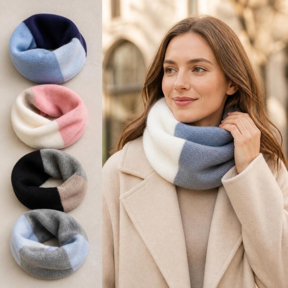 Yumuşak Eklemeli Renkli Sonsuz - Infinity Scarf Knit incelemesi ve fiyatı
