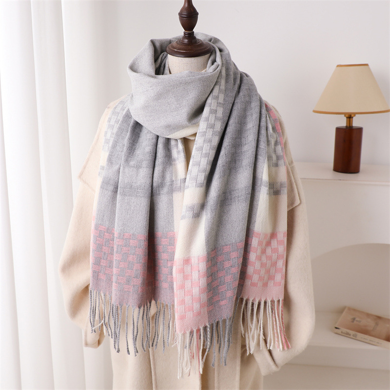 Lüks Marka Kaşmir Kadın Ekose  - Woven Scarf Blanket incelemesi ve fiyatı