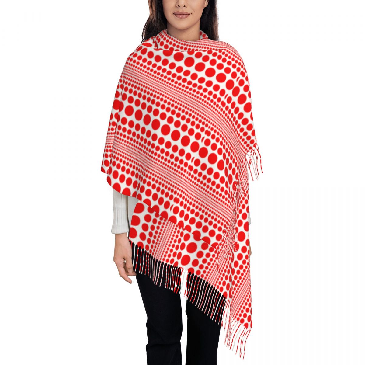Kadınlar için Kırmızı Sonsuzlu - Infinity Scarf Knit incelemesi ve fiyatı