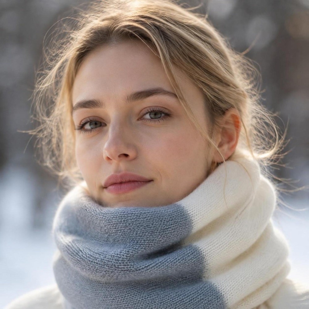 Yumuşak, Renkli, Sonsuz Desenl - Infinity Scarf Knit incelemesi ve fiyatı